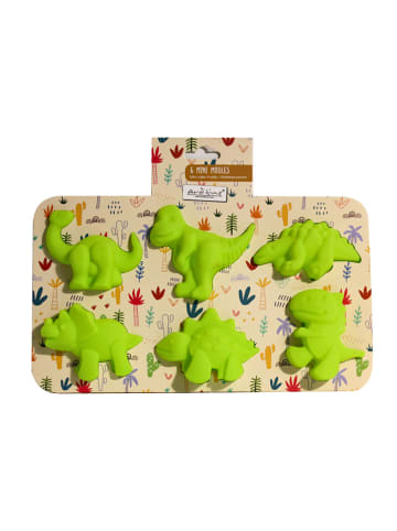Ard'time Siliconen bakvorm "Dinosaure" groen - (B)26 x (D)16 cm