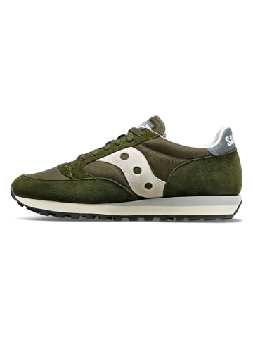 Saucony Leder-Sneakers "Jazz 81" in Khaki