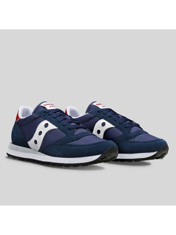 Saucony Skórzane sneakersy "Jazz" w kolorze granatowym