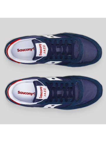 Saucony Leder-Sneakers "Jazz" in Dunkelblau