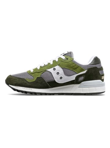 Saucony Leren sneakers "Shadow 5000" kaki/groen/grijs