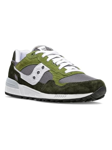 Saucony Leren sneakers "Shadow 5000" kaki/groen/grijs