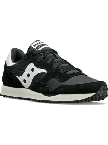 Saucony Leder-Sneakers "DXN Trainer" in Schwarz
