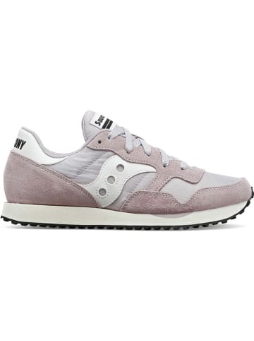 Saucony Leder-Sneakers "DXN Trainer" in Rosa/ Grau