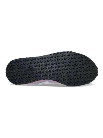 Saucony Skórzane sneakersy "Dxn Trainer Vintage" w kolorze kremowo-fioletowym