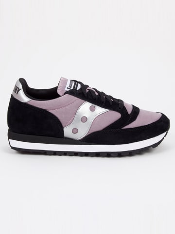 Saucony Leren sneakers "Jazz 81" zwart/lichtroze