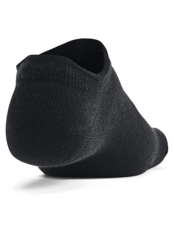 Under Armour 6er-Set: Trainingssocken "Essential No Show" in Schwarz