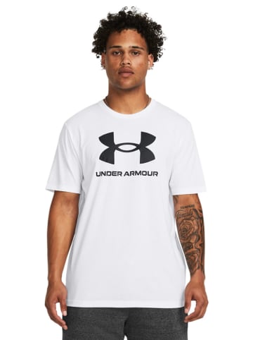 Under Armour Koszulka "Sport Style" w kolorze białym