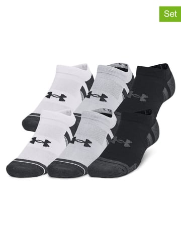 Under Armour 6-delige set: trainingssokken "Perf Tech" grijs