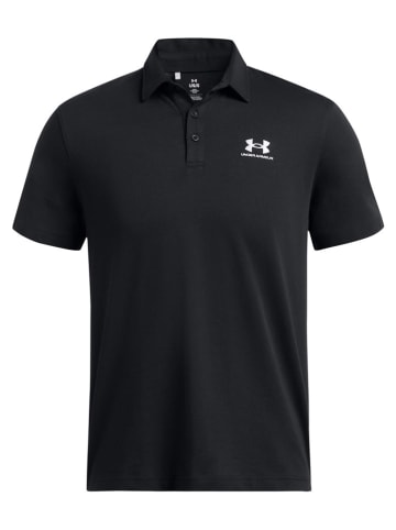 Under Armour Koszulka polo "Icon" w kolorze czarnym