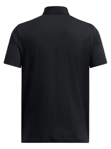 Under Armour Koszulka polo "Icon" w kolorze czarnym
