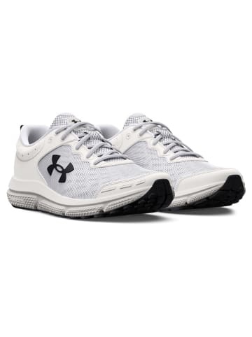 Under Armour Skórzane buty "Charged Assert 10" w kolorze białym do biegania