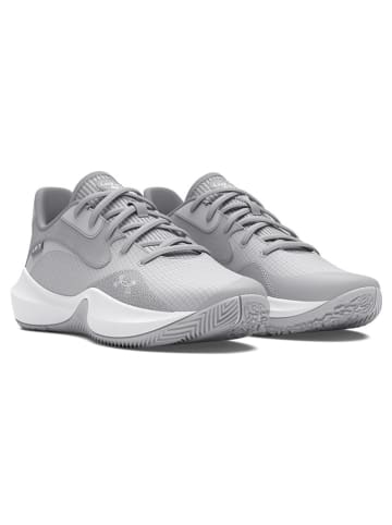 Under Armour Leren trainingsschoenen "Lockdown 7 Low" grijs