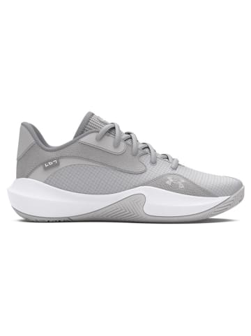 Under Armour Leren trainingsschoenen "Lockdown 7 Low" grijs