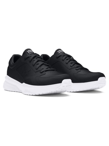 Under Armour Leren trainingsschoenen "Edge LTHR" zwart