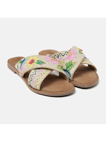 Lazamani Pantoletten in Beige