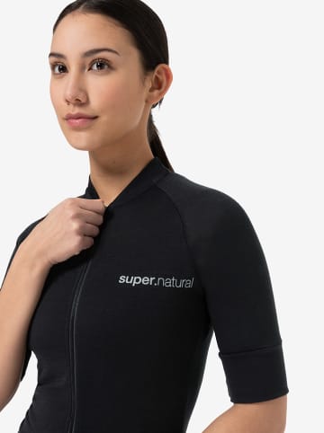 super.natural Fahrradtrikot "Grava Light" in Schwarz
