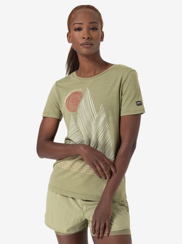super.natural Shirt "Étretat Cliffs" kaki