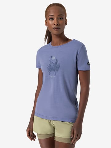 super.natural Shirt "Flowerhands" blauw