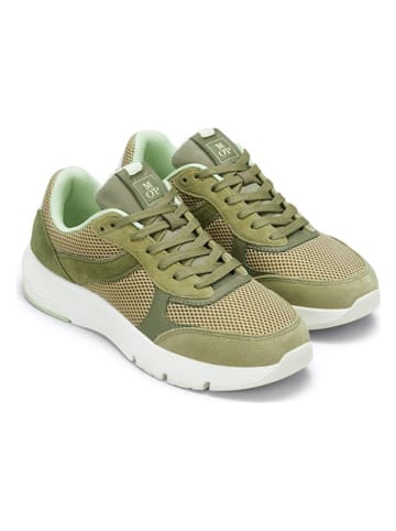 Marc O'Polo Shoes Leren sneakers kaki