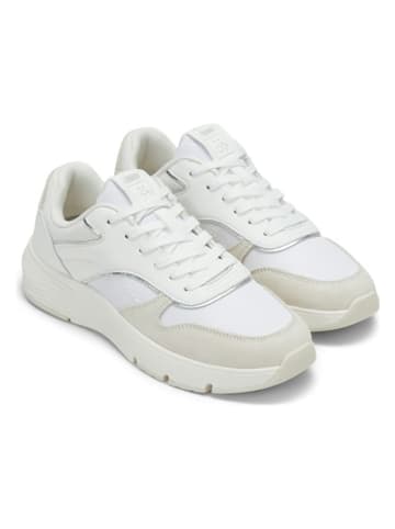 Marc O'Polo Shoes Skórzane sneakersy w kolorze białym