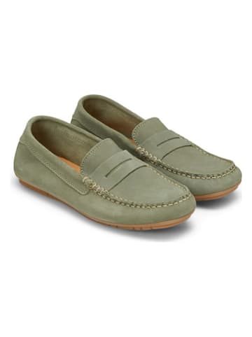 Marc O'Polo Shoes Leder-Mokassins  in Khaki