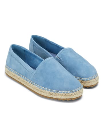 Marc O'Polo Shoes Skózane espadryle w kolorze niebieskim