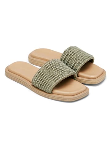Marc O'Polo Shoes Pantoletten in Khaki/ Beige