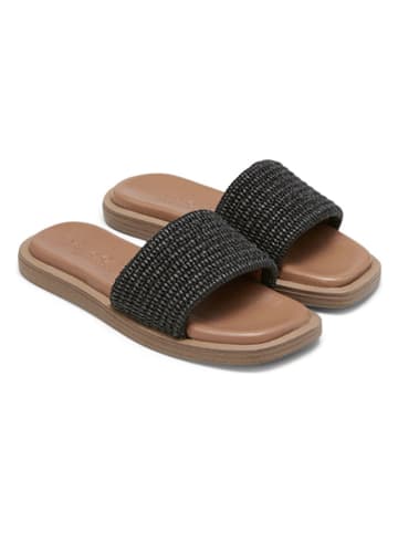 Marc O'Polo Shoes Klapki w kolorze czarno-brązowym