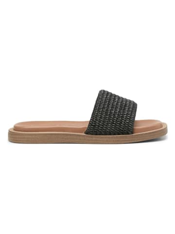 Marc O'Polo Shoes Pantoletten in Schwarz/ Braun