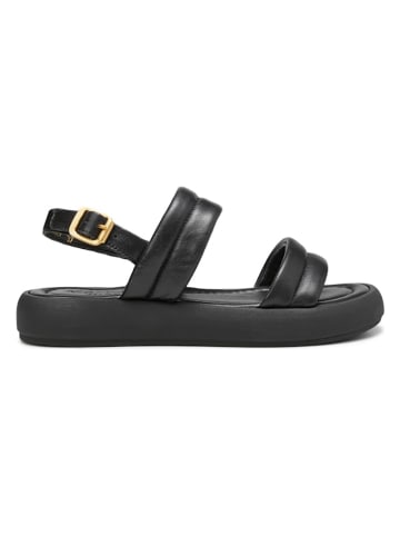 Marc O'Polo Shoes Skórzane sandały w kolorze czarnym