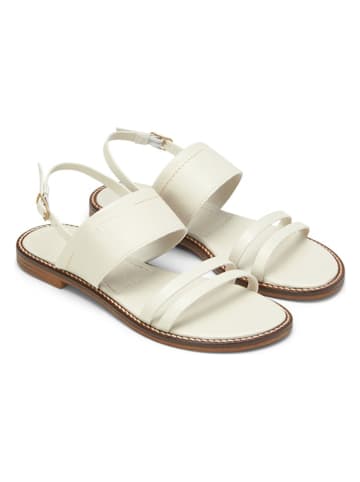 Marc O'Polo Shoes Leder-Sandalen in Weiß