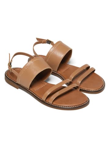 Marc O'Polo Shoes Leren sandalen lichtbruin