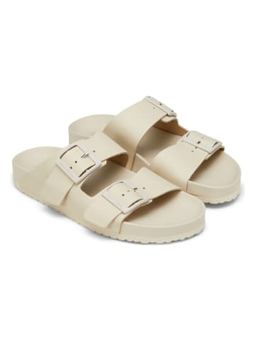 Marc O'Polo Shoes Leder-Pantoletten in Beige