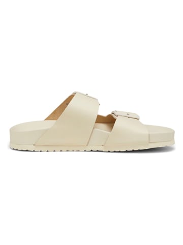 Marc O'Polo Shoes Skórzane klapki w kolorze beżowym