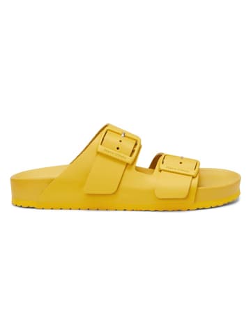 Marc O'Polo Shoes Leren slippers geel