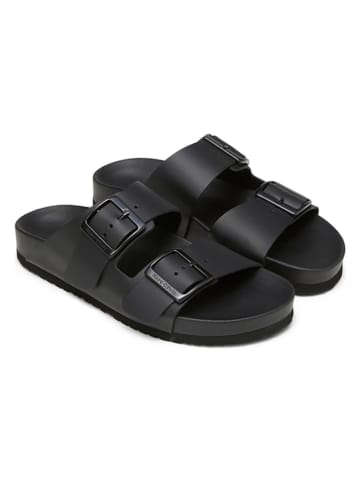 Marc O'Polo Shoes Leren slippers zwart