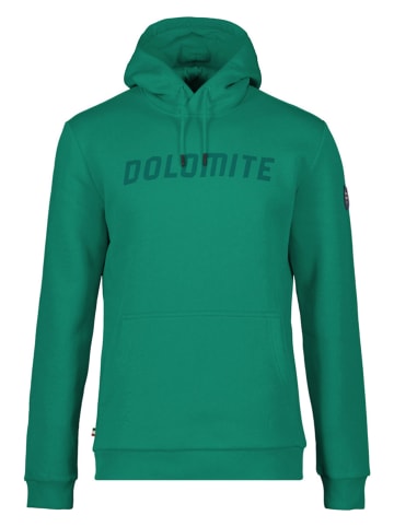 DOLOMITE Hoodie "Logo" groen