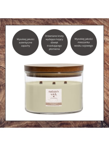 Nature's Wick by WoodWick Geurkaars "Cashmere Wool" - 433 g