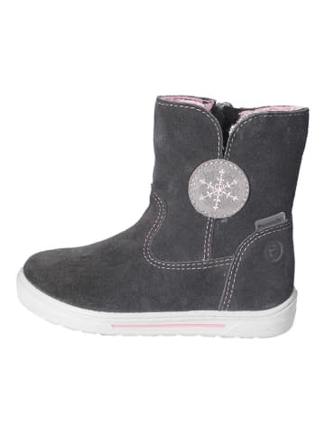 Ricosta Leren winterlaarzen "Candy" antraciet