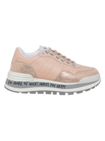 Liu Jo Leder-Sneakers in Rosa