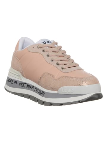 Liu Jo Leren sneakers lichtroze
