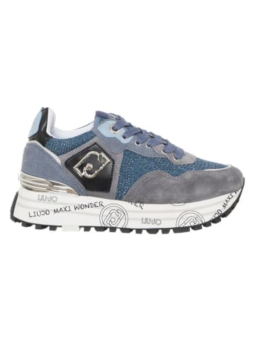 Liu Jo Leren sneakers blauw