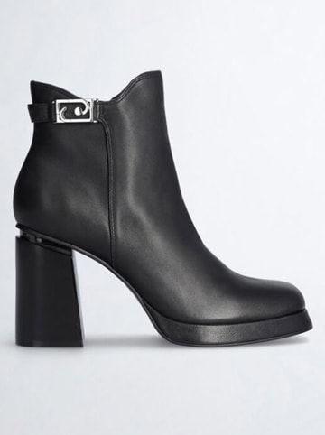 Liu Jo Leren enkelboots zwart