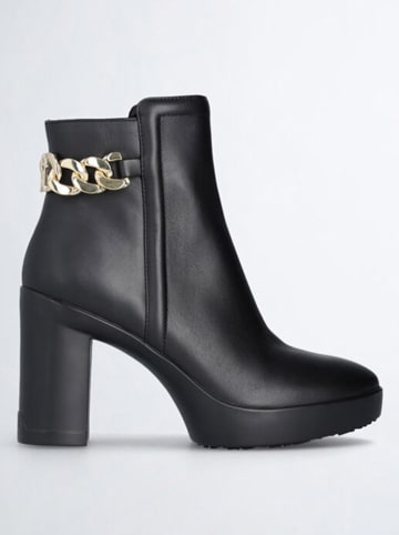Liu Jo Leren enkelboots zwart