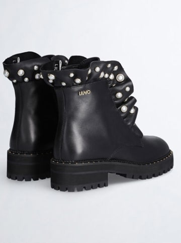 Liu Jo Leren boots zwart