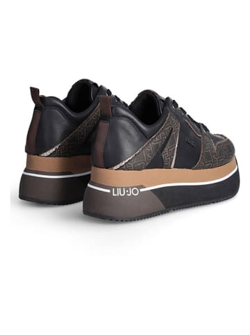 Liu Jo Leren sneakers zwart