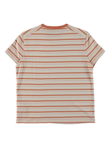 Mustang Shirt in Creme/ Orange/ Rosa