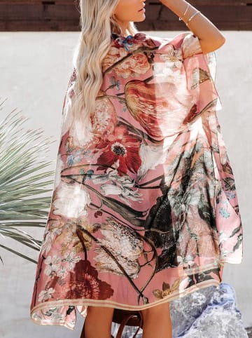 Milan Kiss Kimono in Rosa/ Bunt