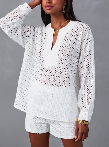 Milan Kiss Bluse in Weiß